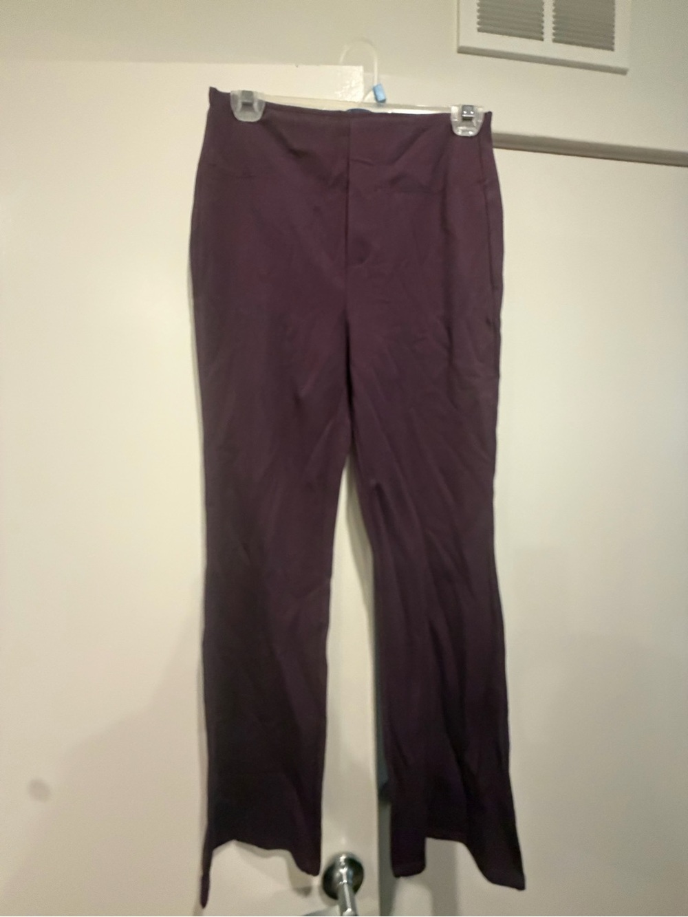 Halara Flex High Waisted Slight Flare Work Pants Purple S Petite